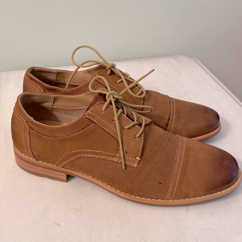 Steve  Madden P-Dudly brown leather shoes